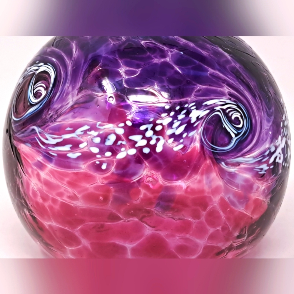 Kitras Art Glass Oil Lamp - Picture 5 of 5